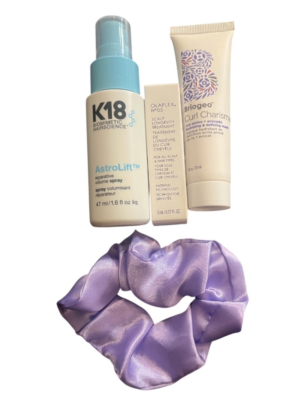 Luxury Haircare Bundle K18 Olaplex Briogeo UNOVE R+Co + Scrunchie NWT - Picture 2 of 6
